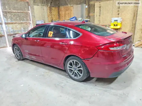 2019 Ford Fusion Titanium VIN 3FA6P0RU5KR135964 фото 2