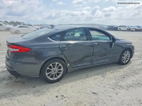 3FA6P0HD5KR246029 — 2019 Ford Fusion, фото 3 с аукциона Copart, Сторона