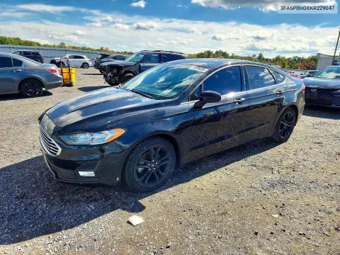 3FA6P0HDXKR229047 — 2019 Ford Fusion, Задняя часть, фото до ремонта