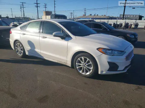 2019 Ford Fusion Se VIN 3FA6P0HDXKR173756 фото 4