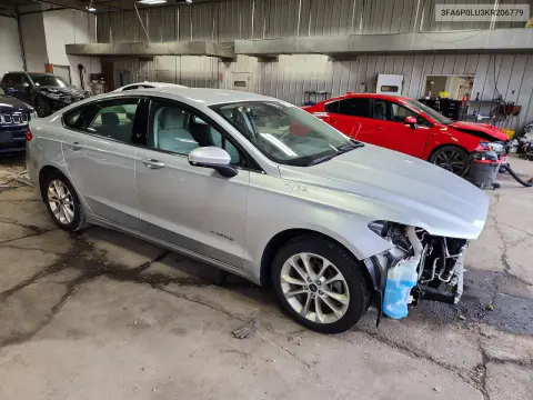 2019 Ford Fusion Se VIN 3FA6P0LU3KR206779 фото 4