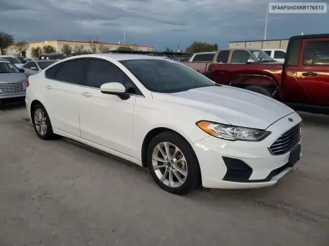 2019 Ford Fusion Se VIN 3FA6P0HDXKR176513 фото 4