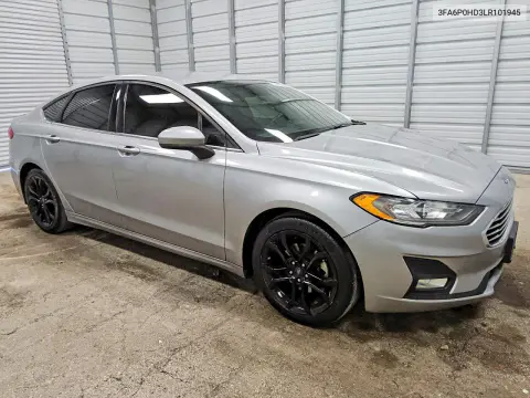 2020 Ford Fusion Se VIN 3FA6P0HD3LR101945 фото 4