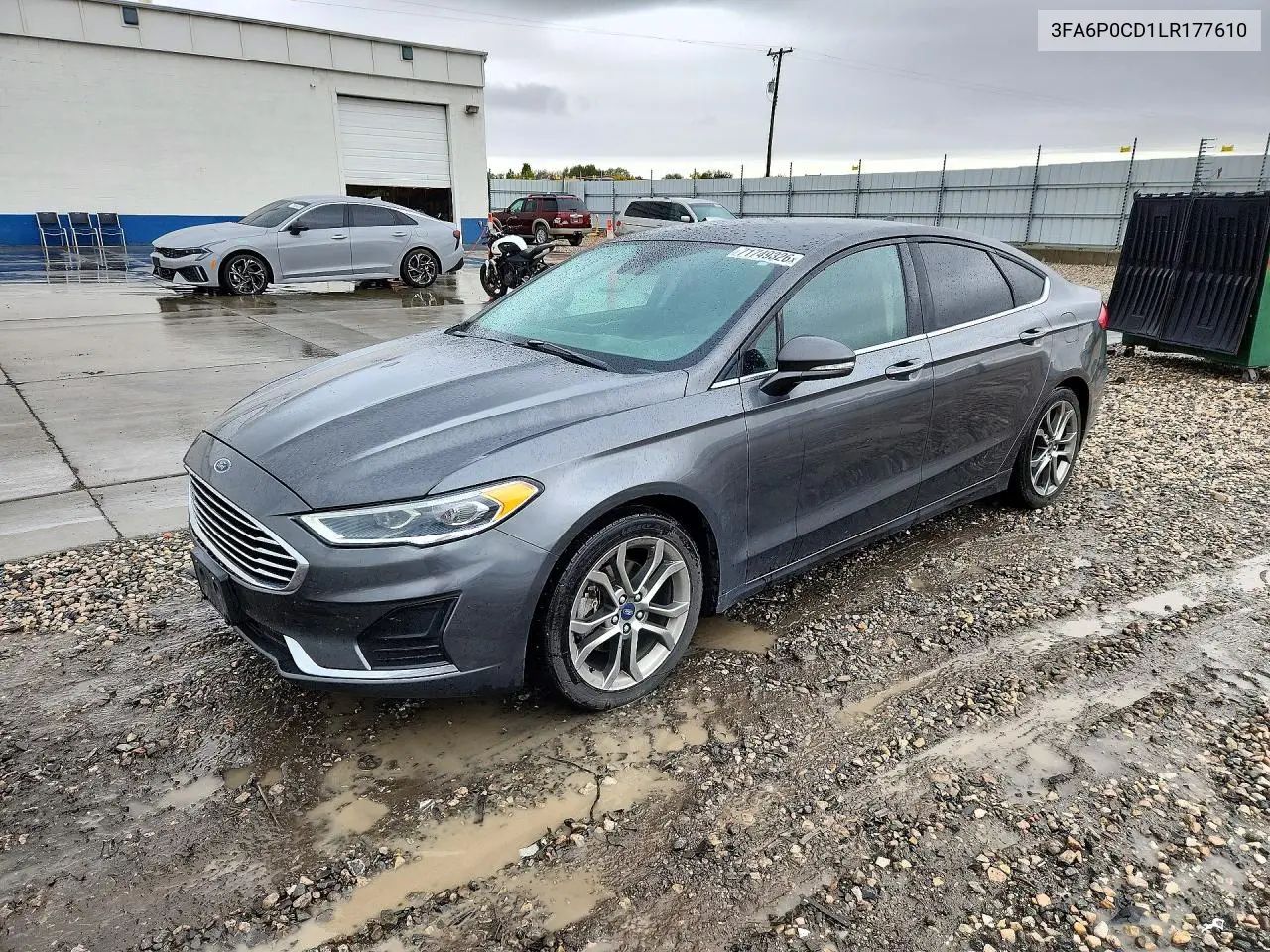 3FA6P0CD1LR177610 Ford Fusion 2020 — повреждение Передняя часть, фото до ремонта