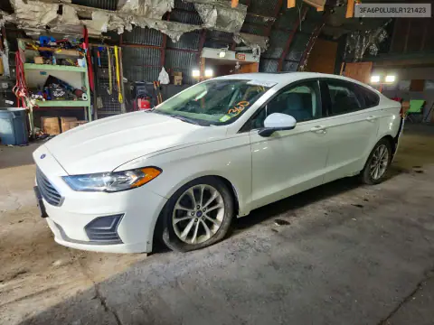 3FA6P0LU8LR121423 — 2020 Ford Fusion, Передняя часть, фото до ремонта