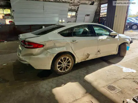 3FA6P0LU8LR121423 — 2020 Ford Fusion, фото 3 с аукциона Copart, Передняя часть
