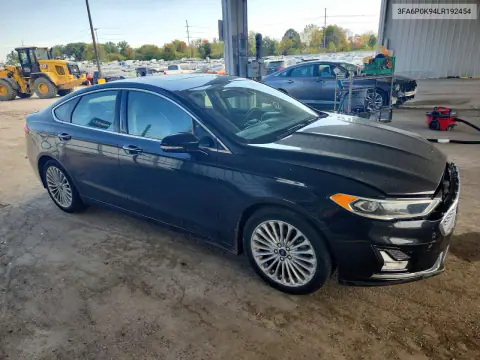 3FA6P0K94LR192454 — 2020 Ford Fusion, фото 4 с аукциона Copart, Передняя часть