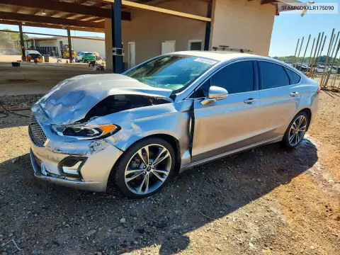 3FA6P0D9XLR175090 — 2020 Ford Fusion, Передняя часть, фото до ремонта
