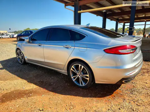 3FA6P0D9XLR175090 — 2020 Ford Fusion, фото 2 с аукциона Copart, Передняя часть