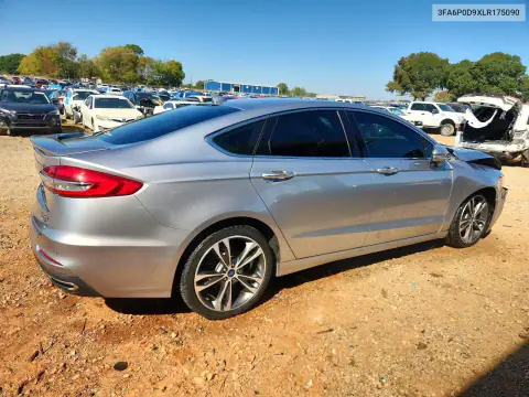 3FA6P0D9XLR175090 — 2020 Ford Fusion, фото 3 с аукциона Copart, Передняя часть