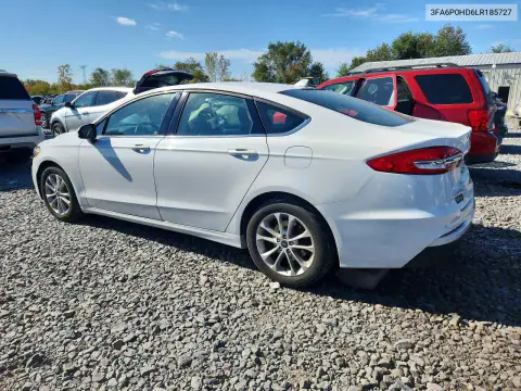 3FA6P0HD6LR185727 — 2020 Ford Fusion, фото 2 с аукциона Copart, Сторона