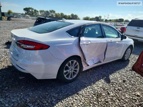3FA6P0HD6LR185727 — 2020 Ford Fusion, фото 3 с аукциона Copart, Сторона