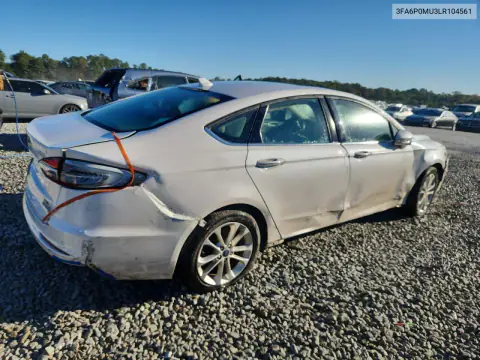 3FA6P0MU3LR104561 — 2020 Ford Fusion, фото 3 с аукциона Copart, Повреждения со всех сторон