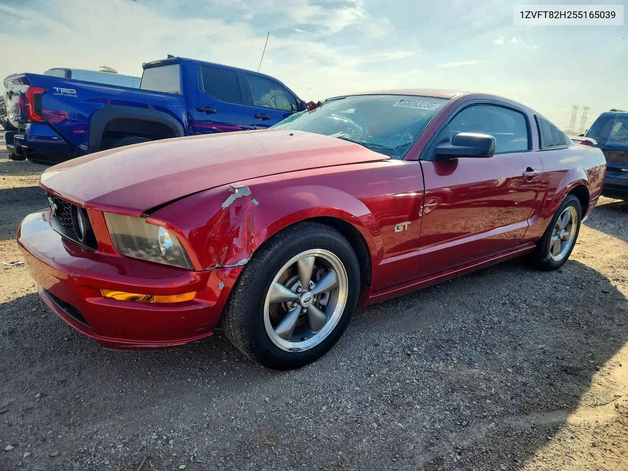 2005 Ford Mustang Gt VIN 1ZVFT82H255165039 фото 1