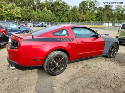 2010 Ford Mustang VIN 1ZVBP8AN1A5123224 фото 3