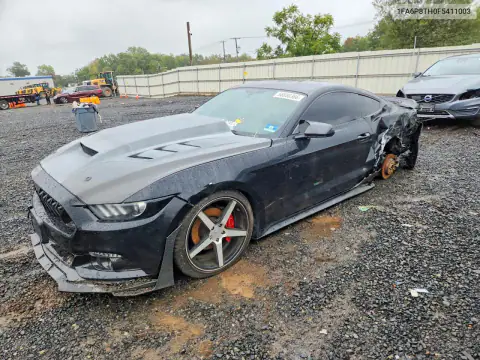 1FA6P8TH0F5411003 — 2015 Ford Mustang, Задняя часть, фото до ремонта