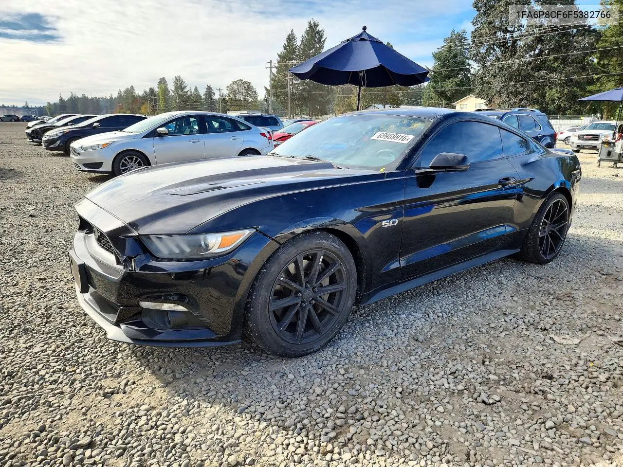 2015 Ford Mustang Gt VIN 1FA6P8CF6F5382766 фото 1