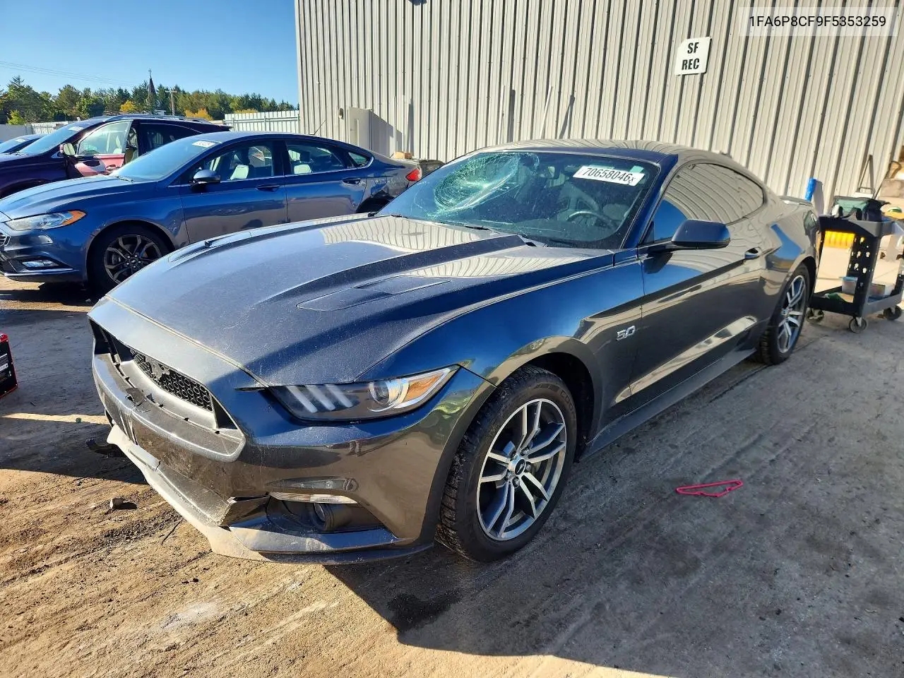 2015 Ford Mustang Gt VIN 1FA6P8CF9F5353259 фото 1