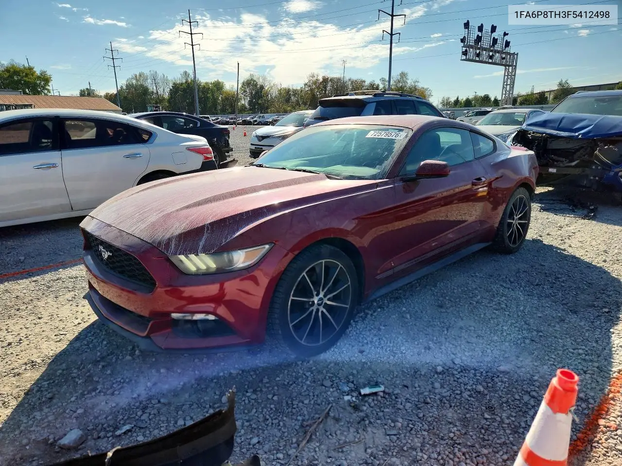 2015 Ford Mustang VIN 1FA6P8TH3F5412498 фото 1