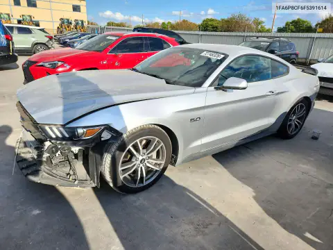 1FA6P8CF6F5391614 — 2015 Ford Mustang, Передняя часть, фото до ремонта