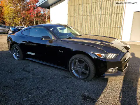 1FA6P8CFXF5390207 — 2015 Ford Mustang, фото 4 с аукциона Copart 15.10.2026, Мелкие вмятины и царапины