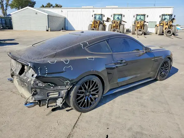 1FA6P8CF9G5252871 — 2016 Ford Mustang, фото 3 с аукциона Copart, Задняя часть