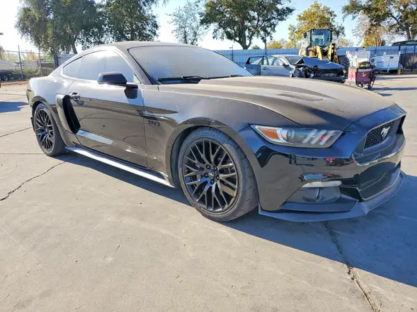 1FA6P8CF9G5252871 — 2016 Ford Mustang, фото 4 с аукциона Copart, Задняя часть