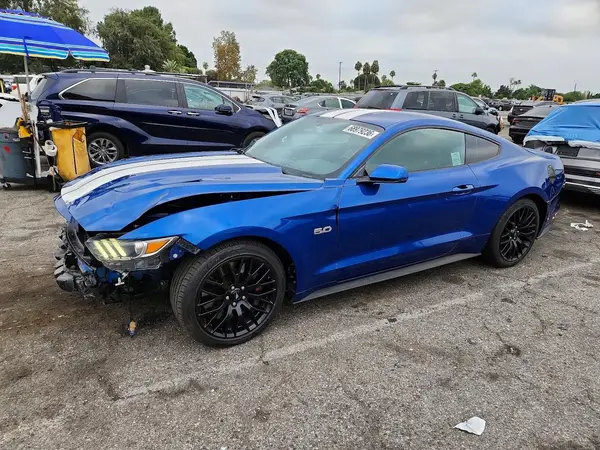 1FA6P8CF1H5344753 — 2017 Ford Mustang, Передняя часть (Front End), фото до ремонта