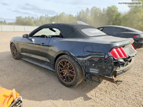 2017 Ford Mustang VIN 1FATP8EM5H5318199 фото 2