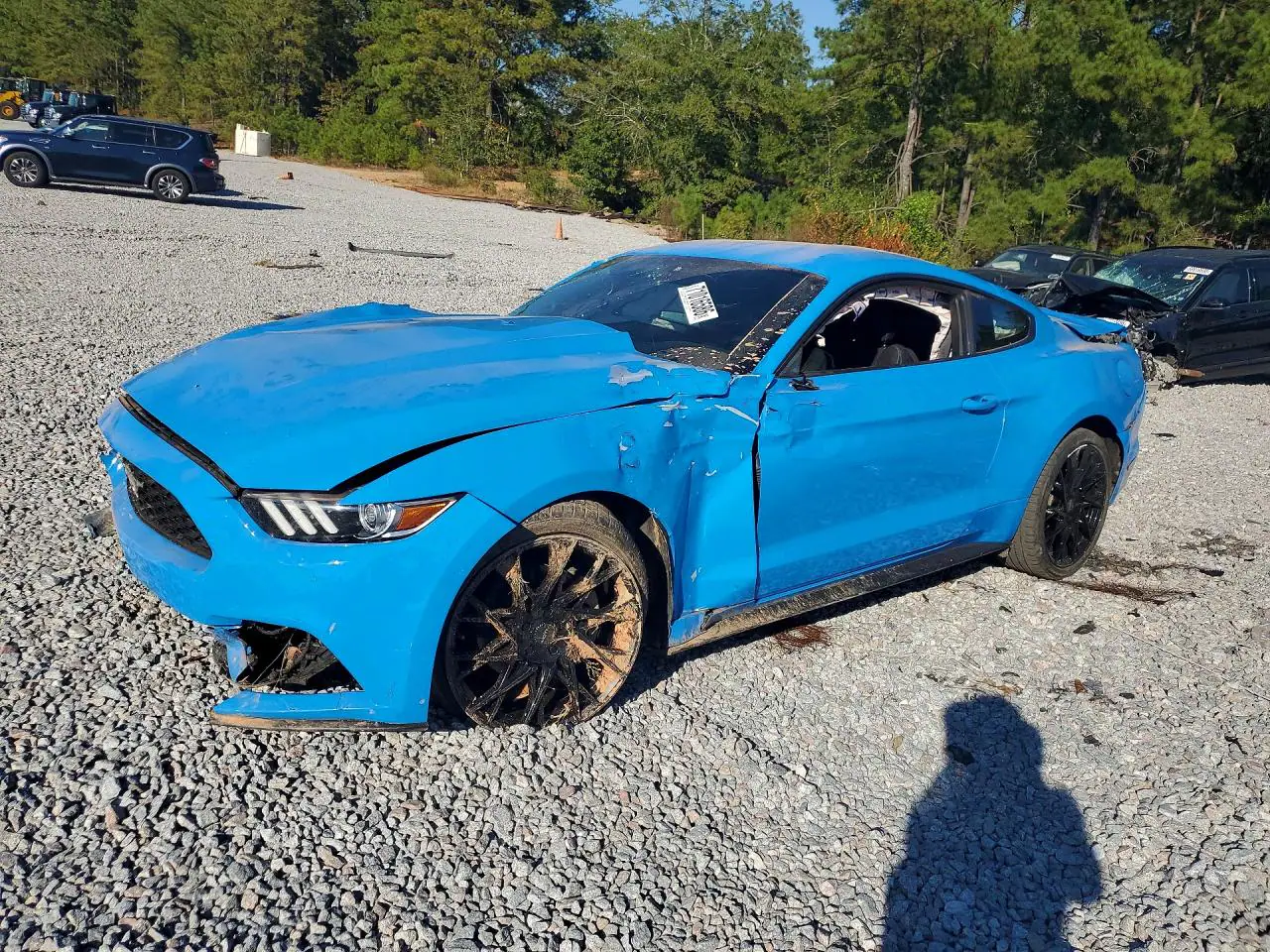 1FA6P8AM0H5322003 Ford Mustang 2017 — повреждение Повреждения со всех сторон, фото до ремонта