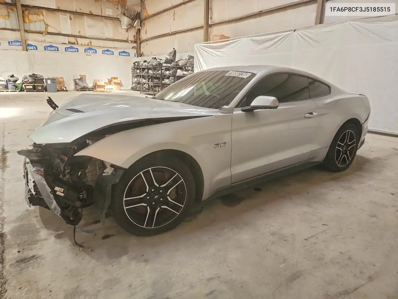 1FA6P8CF3J5185515 Ford Mustang 2018 — повреждение Передняя часть, фото до ремонта