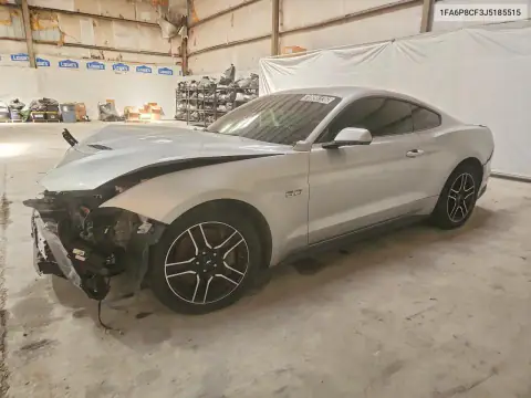 1FA6P8CF3J5185515 — 2018 Ford Mustang, Передняя часть, фото до ремонта