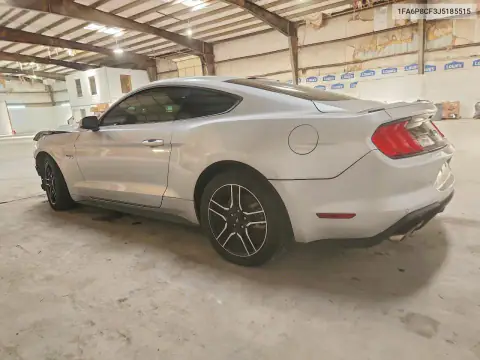 1FA6P8CF3J5185515 — 2018 Ford Mustang, фото 2 с аукциона Copart 22.10.2026, Передняя часть