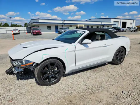 1FATP8UH4K5204674 — 2019 Ford Mustang, Передняя часть, фото до ремонта