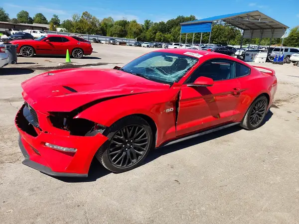 1FA6P8CF2L5176307 — 2020 Ford Mustang, Передняя часть (Front End), фото до ремонта