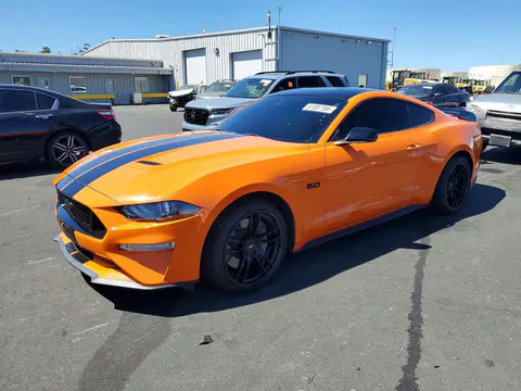 1FA6P8CF4M5107703 — 2021 Ford Mustang, Задняя часть (Rear End), фото до ремонта