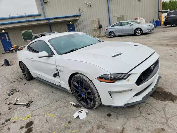 1FA6P8CF5M5116703 — 2021 Ford Mustang, фото 4 с аукциона Copart, Боковая часть