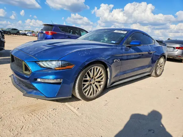 1FA6P8CFXN5109618 — 2022 Ford Mustang, Град (Hail), фото до ремонта