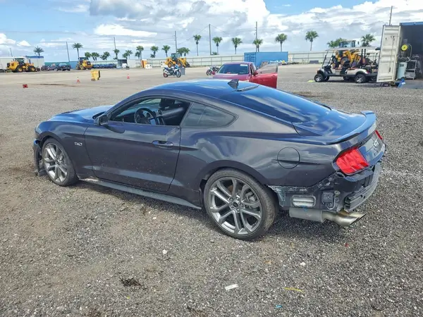 1FA6P8CF3N5134750 — 2022 Ford Mustang, фото 2 с аукциона Copart, Подтопление