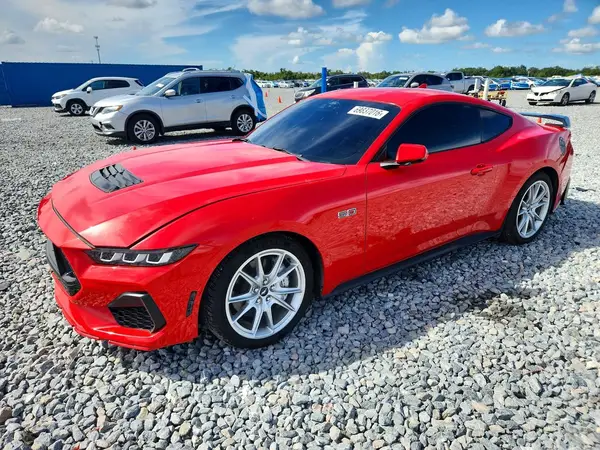 1FA6P8CF5R5400386 — 2024 Ford Mustang, Передняя часть (Front End), фото до ремонта