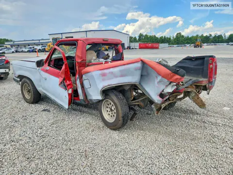 1992 Ford Ranger VIN 1FTCR10U0NTA01909 фото 2