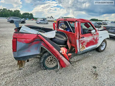 1992 Ford Ranger VIN 1FTCR10U0NTA01909 фото 3