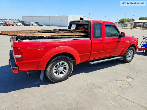 2011 Ford Ranger Super Cab VIN 1FTLR4FE6BPA40543 фото 3