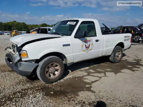 1FTKR1AD8BPA60799 — 2011 Ford Ranger, Передняя часть, фото до ремонта