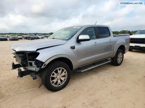 1FTER4EH4LLA41705 — 2020 Ford Ranger, Передняя часть, фото до ремонта
