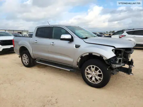 1FTER4EH4LLA41705 — 2020 Ford Ranger, фото 4 с аукциона Copart, Передняя часть