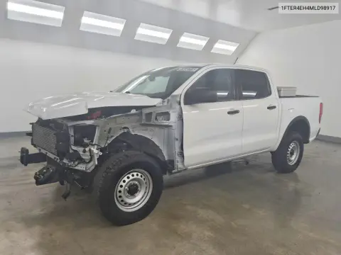 1FTER4EH4MLD98917 — 2021 Ford Ranger, Передняя часть, фото до ремонта