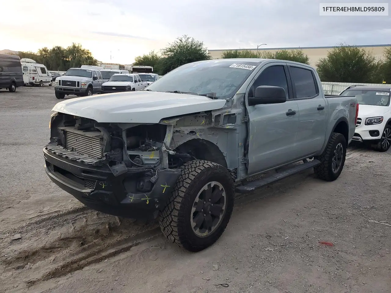 2021 Ford Ranger Xl VIN 1FTER4EH8MLD95809 фото 1