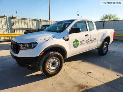 1FTER1EH0NLD38536 — 2022 Ford Ranger, Задняя часть, фото до ремонта