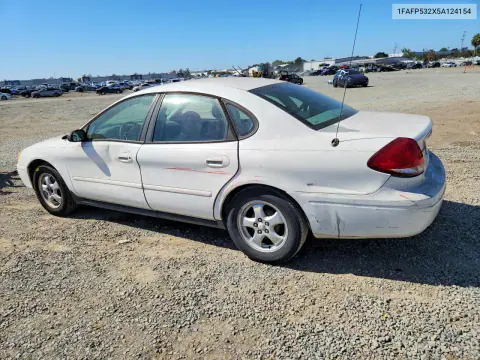 2005 Ford Taurus Se VIN 1FAFP532X5A124154 фото 2